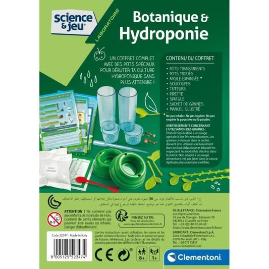 CLEMENTONI Science & Game - Botany and Hydroponics - Scientific Game