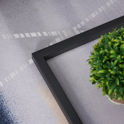 HOMCOM Beistelltisch, C-förmig, platzsparend, Nachttisch/Couchtisch, Marmoroptik, 45 x 30 x 51,5 cm