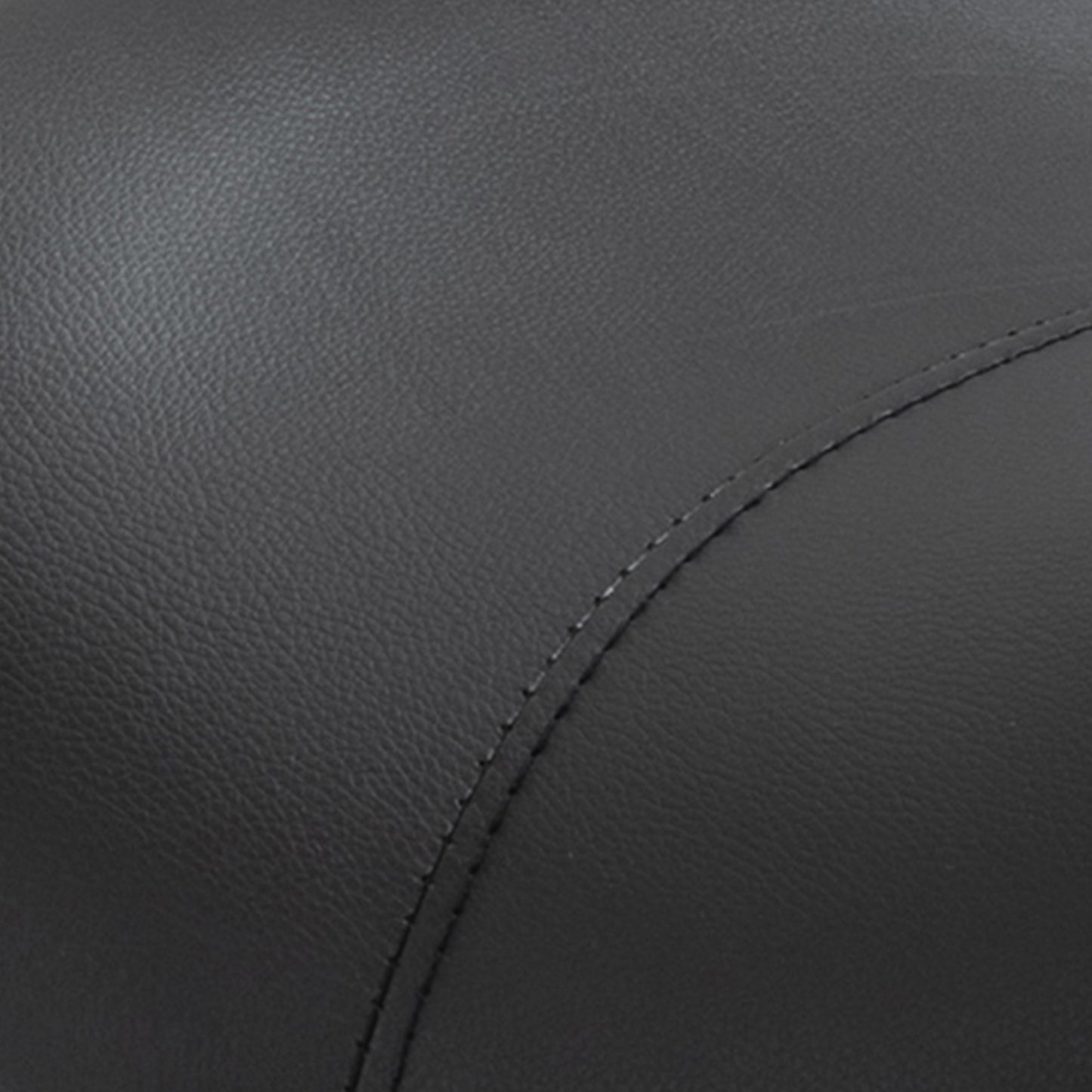 HOMCOM Rollhocker höhenverstellbar Drehhocker 49-61 cm Arbeitshocker drehbar Sattelhocker für Büro Salon Massage Spa Schwarz