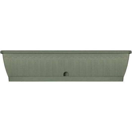 Planter - GARDEN ID Terraflor - Verdigris 80 cm - Solidity - Water reserve - Recycled & 100% recyclable - Volume for plants.