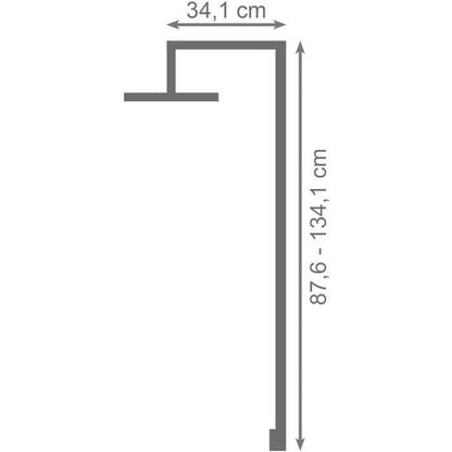 Shower column with thermostatic tap - EDOUARD ROUSSEAU - DODDY - Brushed brass