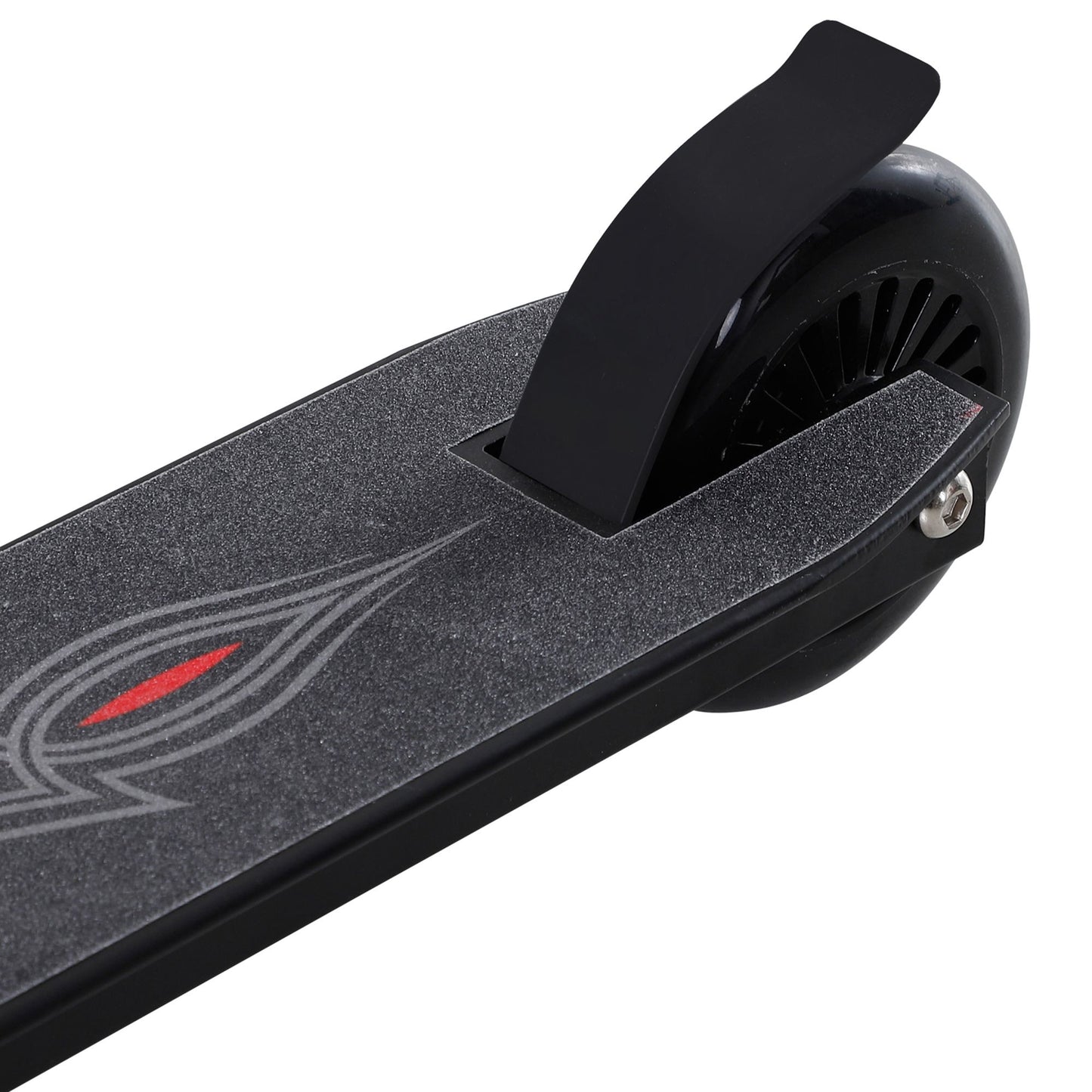 Homcom Pro Stunt Scooter für Kinder & Erwachsene, Freestyle Tretroller, 100mm Kunstleder-Räder, Aluminium Schwarz, für Tricks