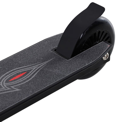 Homcom Pro Stunt Scooter für Kinder & Erwachsene, Freestyle Tretroller, 100mm Kunstleder-Räder, Aluminium Schwarz, für Tricks