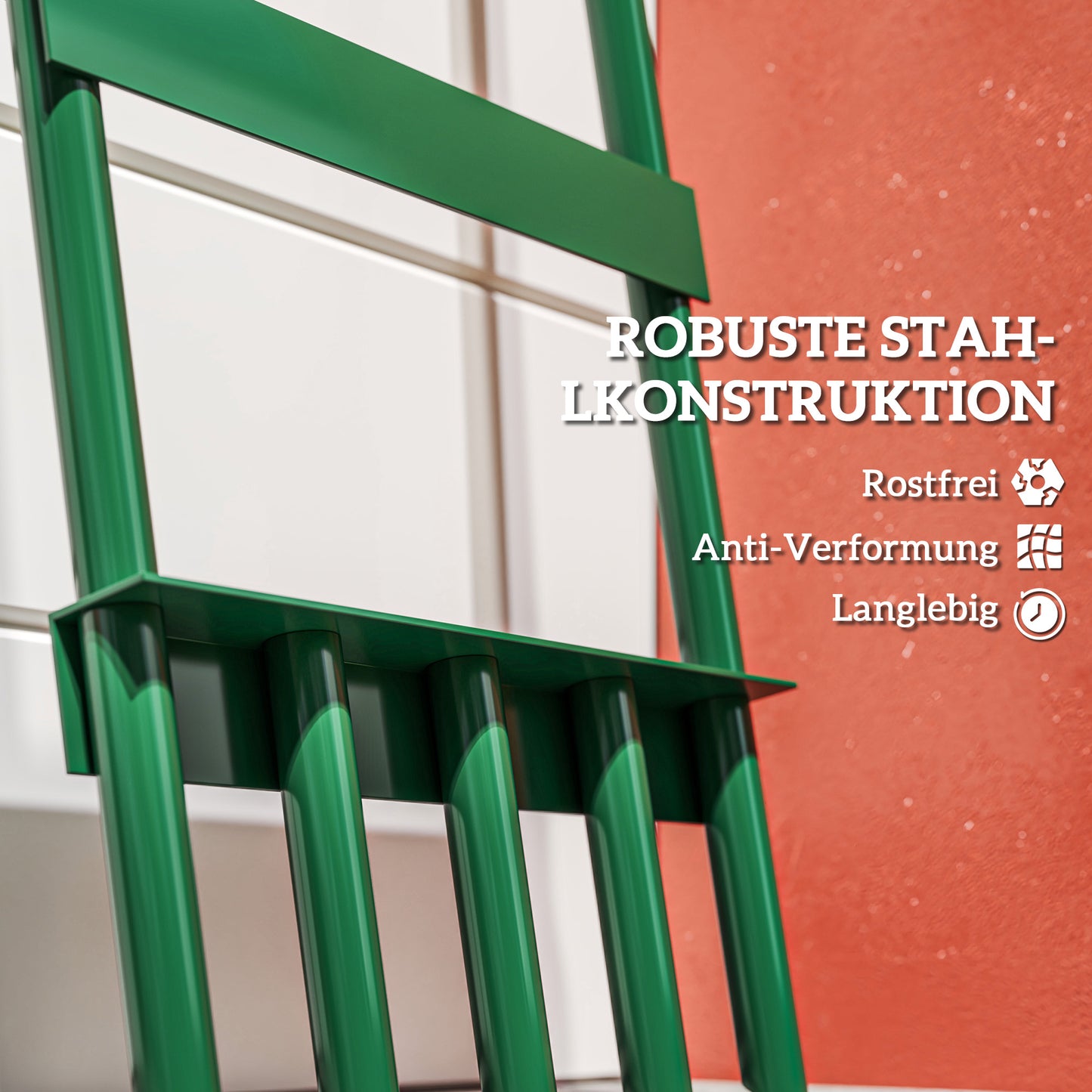 Outsunny Rasenlüfter Aerifizierer für Rasen 30cm Breite Manuell Rasenbelüfter mit rutschfest Griff für Garten Höfe Dunkelgrün