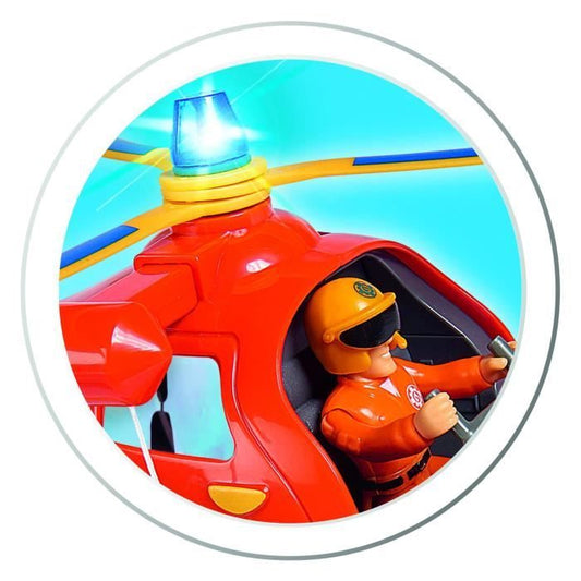 Electronic toy - SIMBA - Wallaby helicopter - Sound and light function - Accessories included
