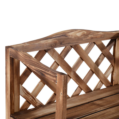 Outsunny Blumenständer Blumenregal Pflanzregal Blumenbank 3 Etagen Tannenholz (Modell8)