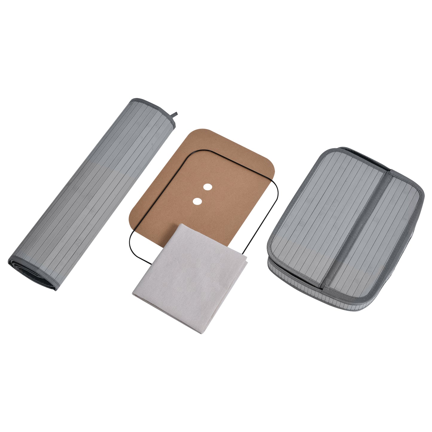 HOMCOM Wäschekorb, 70 L Wäschesammler mit Deckel, herausnehmbarer Innenfutter, Wäschebox für Badezimmer, 40 x 30 x 60 cm, Grau