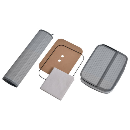 HOMCOM Wäschekorb, 70 L Wäschesammler mit Deckel, herausnehmbarer Innenfutter, Wäschebox für Badezimmer, 40 x 30 x 60 cm, Grau