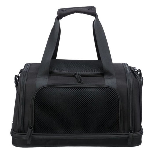 TRIXIE Plane Pet Carrier Bag - 28 x 25 x 44 cm - Black