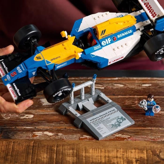 LEGO Icons 10353 Williams Racing FW14B and Nigel Mansell - F1 Racing Car for Adults