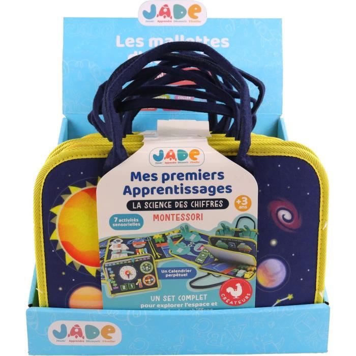 Space Activity Pouch - Montessori - JADE - Educational Game - Travel - Sensory - Children's Game - French Design