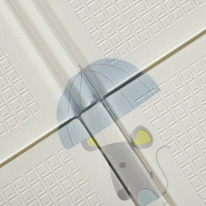 AIYAPLAY Baby-Spielmatte, Tiermuster, Schaumstoff, 1,5 cm dicke Polsterung, rutschfest