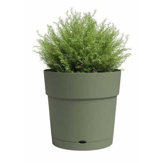 Pot - ARTEVASI - CAPRI - Large - Water reserve - Ash Green - L49.5 x D49.5 x H47.2 cm