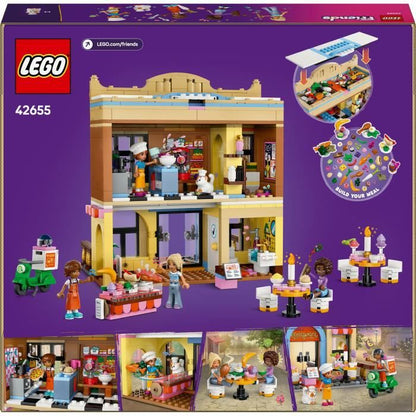 LEGO Friends 42655 Restaurant and Cooking School - Building Set for Girls