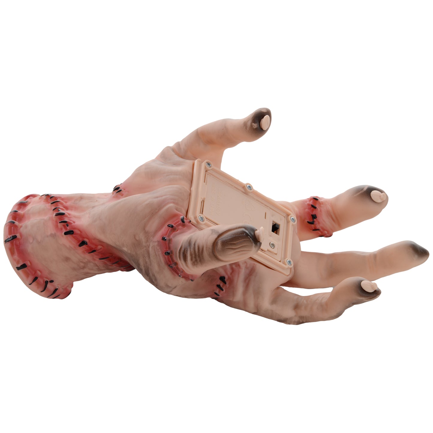 HOMCOM Horror-Hand, Helloweendeko, aktiviert mit Geräusche/Berührung, beweglich, Sound