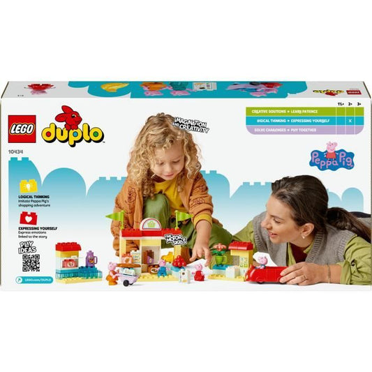 LEGO DUPLO 10434 Peppa Pig's Supermarket - Toy for Children 2 Years Old
