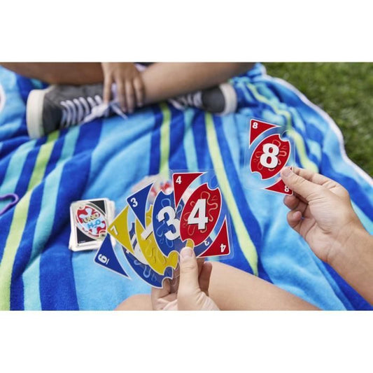 Mattel Games - UNO H20 TO GO - Uno Sport Card Game - Family Card Game - Ages 7 and Up - P1703 - Mattel uno card games P170