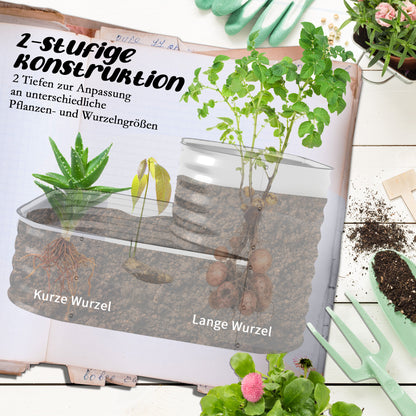 Outsunny Hochbeet aus Metall, 2 Etagen, witterungsfest, offener Boden, 120 x 90 x 30cm, Farbe: Silber