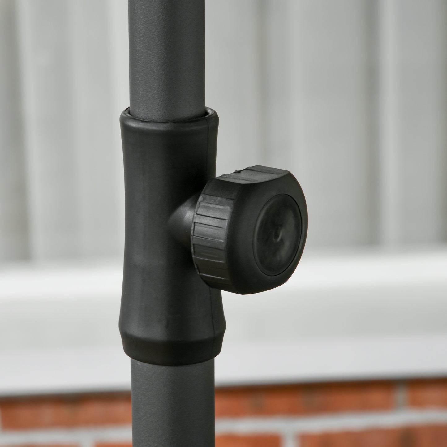 Outsunny Strandschirm, Sonnenschirm, mit Belüftungsöffnungen, verstellbare Neigung, UV50+ Ø1,80, Blau