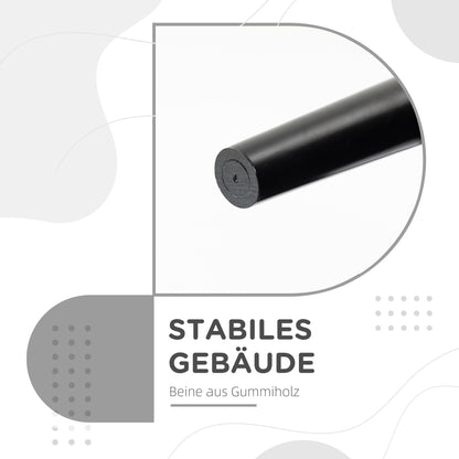 HOMCOM Sitzbank, Bettbank, robuste Bauweise, weiche Polsterung, 102x36x51 cm, Grau