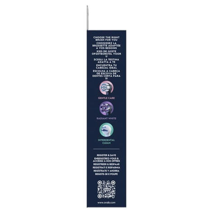 ORAL-B iO Refills Ultimate Clean Brush Head - 8 Pack - Black