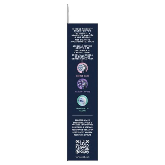 ORAL-B iO Refills Ultimate Clean Brush Head - 8 Pack - Black