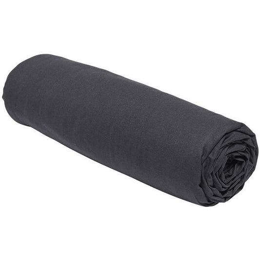 Fitted sheet - TODAY - 180 x 200 cm + 30 cm - Cotton - Organic Charcoal