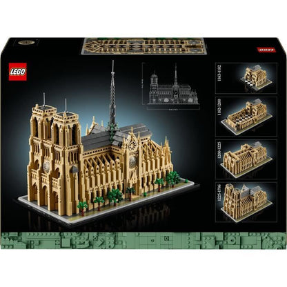 LEGO Architecture 21061 Notre-Dame de Paris - Building Set for Adults