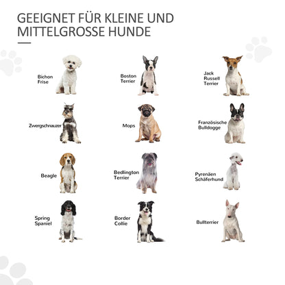 PawHut Absperrgitter für Hunde, klappbar, 432 x 36 x 70 cm, Kiefernholz, Gelb