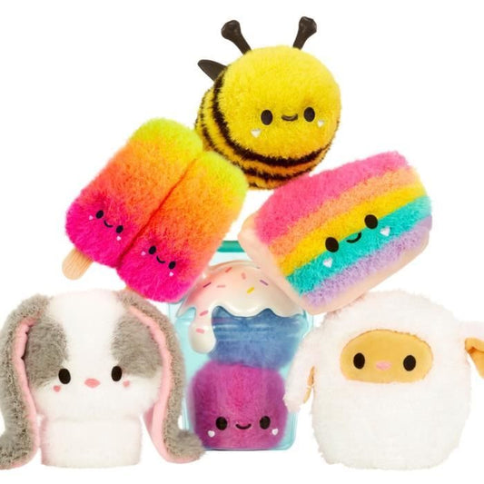 Fluffie Stuffiez - ASMR plush to personalize - SHEEP - Stuffing to remove and discover another character - From 4 years old