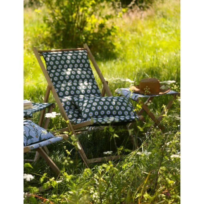 PRIVATE GARDEN Padded Prairie Chilean with solid wood structure