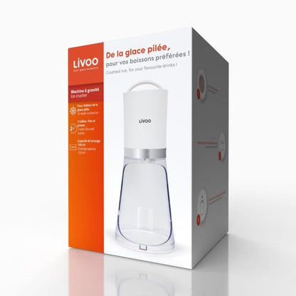 Ice Crusher - LIVOO - DOM462 - 150 mL - 2 Sizes - Automatic Start-up - Reservoir - Stainless Steel Blade