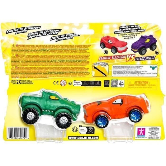 Miniature vehicles - MOOSE TOYS - GOO MOBILES - TURBO TYGER VS RUMBLER JAW