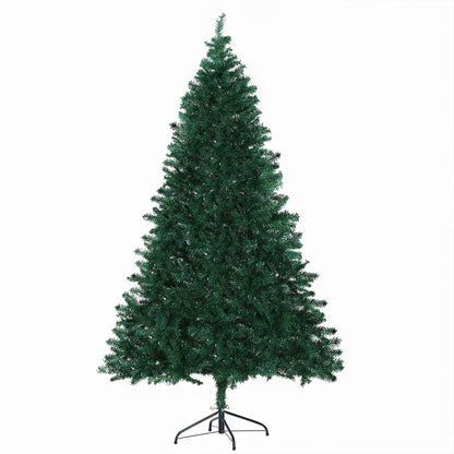 HOMCOM Weihnachtsbaum Christbaum Kunsttanne, 1,2 m, inkl. Ständer, Ø85 cm x 120 cm, Grün