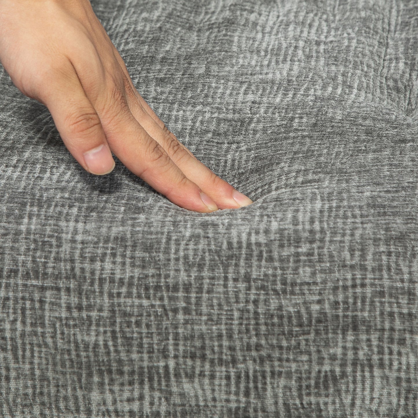 HOMCOM Polstersessel, Akzentsessel, modernes Design, drehbar, bis 120 kg, Dunkelgrau