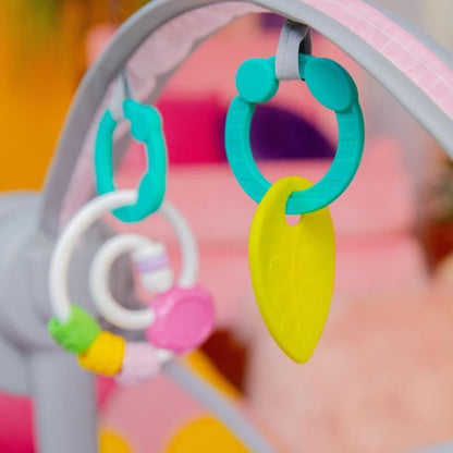 Portable and compact swing - BRIGHT STARTS - Pink Paradise - Automatic swing with music - Unisex - Newborns+