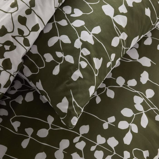 Bedding set - TODAY Crazy - Floral print - 2 people - 220 x 240 cm - Green