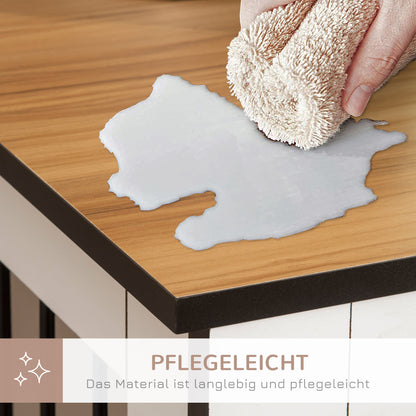 PawHut Hundebox, Hundekäfig, 1 Tür, för små och mittelgroße Hunde