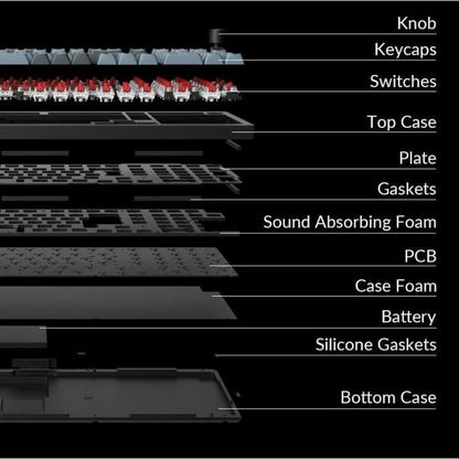 Mechanical Gaming Keyboard - Banana Mechanical Switch - KEYCHRON Q5 Pro - ANSI - RGB Backlighting