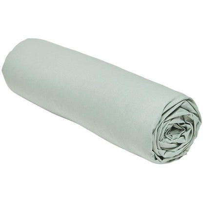 Fitted sheet - TODAY - 160 x 200 cm + 30 cm - Cotton - Organic Celadon