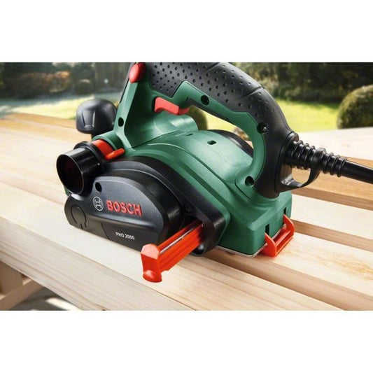 Bosch wired plane - Pho 2000 (delivered with reversible iron for carbide plane, six -sided male, cardboard key)