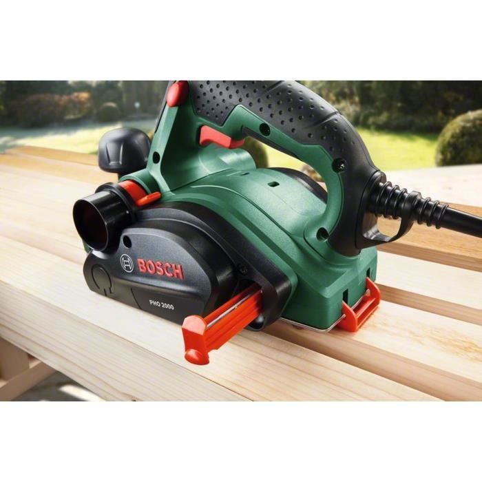 Bosch wired plane - Pho 2000 (delivered with reversible iron for carbide plane, six -sided male, cardboard key)