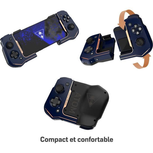 Wireless game controller - TURTLE BEACH - Atom - Cobalt Blue - For iOS mobile