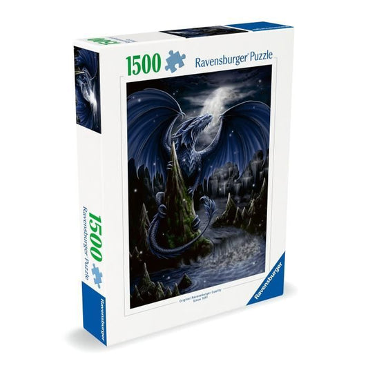 Ravensburger - Puzzle 1500 pieces - The blue dragon - Adults & children from 14 years old - High quality puzzle 80x60cm -12000731
