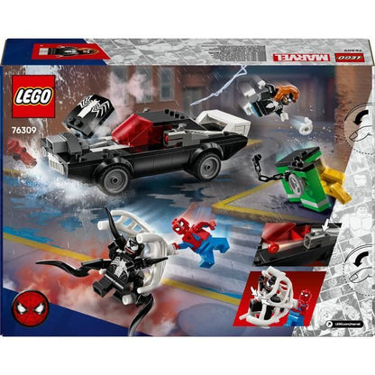 LEGO Marvel 76309 Spider-Man vs. Venom Racer - Building Toy for Ages 7 and Up