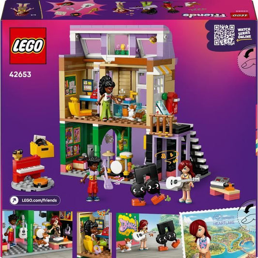 LEGO Friends 42653 Music Store and Apartment - Playset for Girls Ages 7 and Up