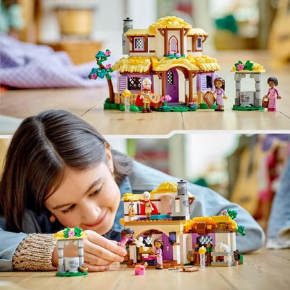LEGO Disney Wish 43231 Asha's Cottage, Dolls House with Asha, Sakina and Sabino Mini Dolls and Star Figure
