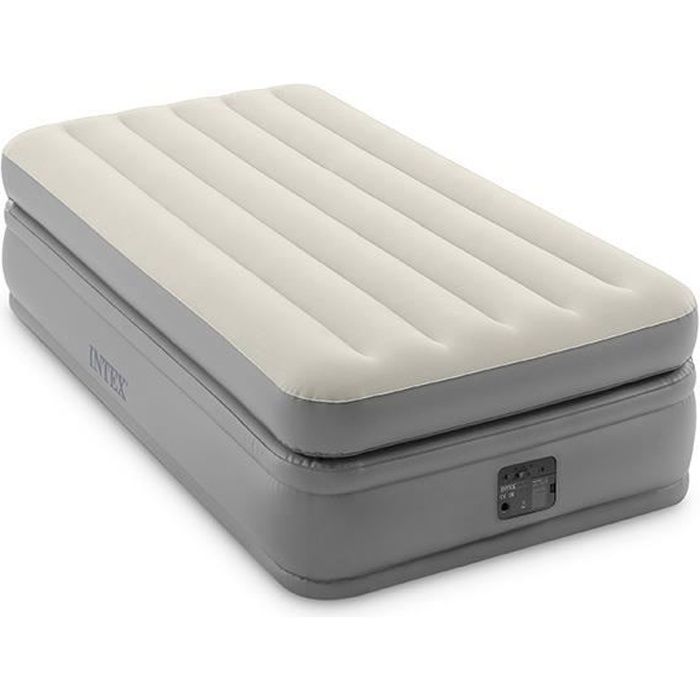 INTEX PRIME COMFORT FIBER TECH mattress 99x191 - Inflatable - Adjustable firmness - 51 cm - Electric - 1 person
