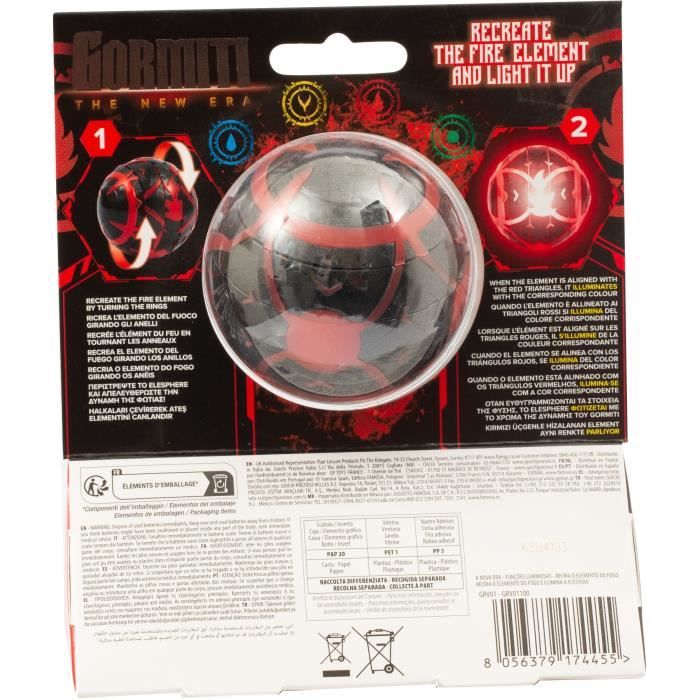 Electronic Elesphere - GORMITI - Fire light effects - from 4 years old - GRV011