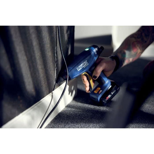 18V 900g/h battery-powered glue gun - RAPID - BGX500 - Case + 2.5Ah battery + charger